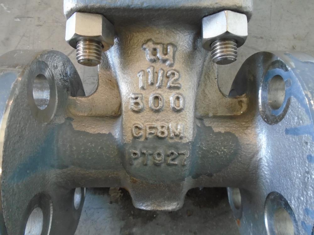 TY 1.5" 300# CF8M Gate Valve 201RF0912